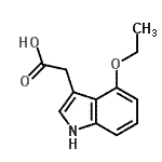 CAS 登录号：191675-69-1， (4-乙氧基-1H-吲哚-3-基)乙酸