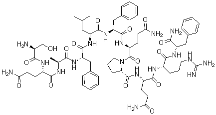 CAS#: 192387-39-6, L-Seryl-L-Glutaminyl-L-Alanyl-L-Phenylalanyl-L-Leucyl-L-Phenylalanyl-L-Glutaminyl-L-Prolyl-L-Glutaminyl-L-Arginyl-L-Phenylalaninamide