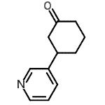 CAS 登录号：192717-48-9， 3-(3-吡啶基)环己酮