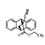 CAS 登录号：19277-46-4， 乙基(15R)-15-氰基四环[6.6.2.0<sup>2,7</sup>.0<sup>9,14</sup>]十六-2,4,6,9,11,13-己烯-15-羧酸酯