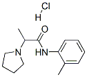 CAS 登录号：19281-32-4， alpha-甲基-N-(O-甲苯基)吡咯烷-1-乙酰胺单盐酸盐