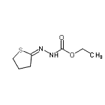 CAS 登录号：192879-26-8， 乙基(2E)-2-(二氢-2(3H)-噻吩基亚基)肼羧酸酯