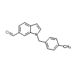 CAS 登录号：192997-34-5， 1-(4-甲基苄基)-1H-吲哚-6-甲醛