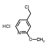 CAS 登录号：193001-96-6， 4-(氯甲基)-2-甲氧基吡啶盐酸盐(1:1)