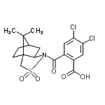 CAS#: 193202-37-8, 4,5-Dichloro-2-[(10,10-Dimethyl-3,3-Dioxido-3-Thia-4-Azatricyclo[5.2.1.0<Sup>1,5</Sup>]Dec-4-Yl)Carbonyl]Benzoic Acid