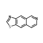 CAS 登录号：193342-78-8， [1,3]噻唑并[5,4-g]异喹啉