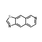 CAS 登录号：193342-79-9， [1,3]噻唑并[4,5-g]异喹啉
