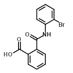 CAS 登录号：19336-81-3， 2-[(2-溴苯基)氨基甲酰]苯甲酸