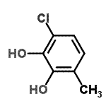 CAS 登录号：19337-62-3， 3-氯-6-甲基-1,2-苯二酚