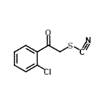 CAS 登录号：19339-58-3， 2-(2-氯苯基)-2-氧代乙基硫氰酸酯