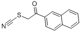 CAS 登录号：19339-62-9， 2-(2-萘基)-2-氧代乙基硫氰酸酯