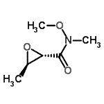 CAS 登录号：193634-78-5， (2S,3R)-N-甲氧基-N,3-二甲基-2-环氧乙烷甲酰胺