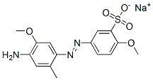 CAS#: 1937-40-2, Sodium 5-[(4-Amino-5-Methoxy-O-Tolyl)Azo]-2-Methoxybenzenesulphonate