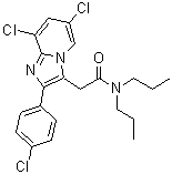 CAS#: 193979-75-8, 2-[6,8-Dichloro-2-(4-Chlorophenyl)Imidazo[1,2-a]Pyridin-3-Yl]-N,N-Dipropylacetamide