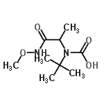 CAS#: 194092-89-2, N<Sup>2</Sup>-Carboxy-N-Methoxy-N<Sup>2</Sup>-(2-Methyl-2-Propanyl)Alaninamide