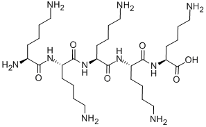 CAS#: 19431-21-1, N2-(N2-(N2-(N2-L-Lysyl-L-lysyl)-L-lysyl)-L-lysyl)-L-Lysine