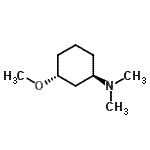 CAS 登录号：194720-35-9， (1R,3R)-3-甲氧基-N,N-二甲基环己烷胺