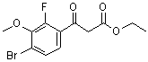 CAS 登录号：194804-99-4， 3-(4-溴-2-氟-3-甲氧基苯基)-3-氧代丙酸乙酯