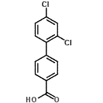 CAS 登录号：195457-72-8， 2',4'-二氯-4-联苯基羧酸