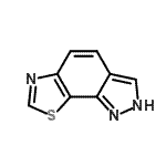 CAS 登录号：19546-90-8， 2H-[1,3]噻唑并[4,5-g]吲唑