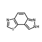 CAS 登录号：19546-92-0， 7H-[1,3]噻唑并[5,4-e]吲唑