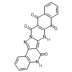 CAS 登录号：195828-30-9， 苯并[g]喹啉并[4',3':3,4]吡唑并[5,1-b]喹唑啉-6,8,13,14(5H,7H)-四酮