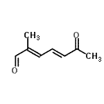 CAS 登录号：195991-40-3， (2E,4E)-2-甲基-6-氧代-2,4-庚二烯醛