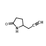 CAS 登录号：196716-19-5， 5-(2-丙炔-1-基)-2-吡咯烷酮