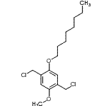 CAS 登录号：196877-73-3， 1,4-二(氯甲基)-2-甲氧基-5-(辛基氧基)苯