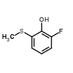 CAS 登录号：197149-26-1， 2-氟-6-(甲硫基)苯酚