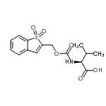 CAS 登录号：197245-17-3， N-{[(1,1-二氧代-1-苯并噻吩-2-基)甲氧基]羰基}-L-缬氨酸