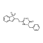 CAS 登录号：197245-19-5， N-{[(1,1-二氧代-1-苯并噻吩-2-基)甲氧基]羰基}-L-苯丙氨酸