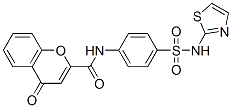 CAS 登录号：19730-07-5， 4-氧代-N-[4-(1,3-噻唑-2-基氨基磺酰基)苯基]苯并吡喃-2-甲酰胺