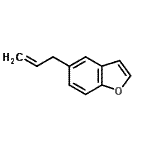 CAS 登录号：197314-92-4， 5-烯丙基-1-苯并呋喃