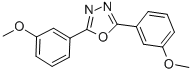 CAS#: 19748-58-4, 2,5-Bis(3-Methoxyphenyl)-1,3,4-Oxadiazole