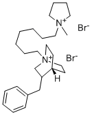 CAS#: 19748-68-6, 3-Benzyl-1-[7-(1-methyl-1-pyrrolidin-1-iumyl)heptyl]quinuclidin-1-ium dibromide