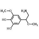 CAS 登录号：197504-48-6， 5-(2-氨基-1-甲氧基乙基)-3-甲氧基-1,2-苯二酚
