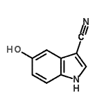 CAS 登录号：197512-21-3， 5-羟基-1H-吲哚-3-甲腈