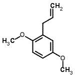 CAS 登录号：19754-22-4， 2-烯丙基-1,4-二甲氧基苯