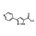 CAS 登录号：197775-45-4， 3-(4-吡啶基)-1H-吡唑-5-羧酸