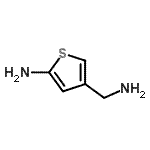 CAS 登录号：197893-34-8， 4-(氨基甲基)-2-噻吩胺