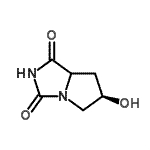 CAS # 198084-54-7, (6R)-6-羟基四氢-1H-吡咯并[1,2-c]咪唑-1,3(2H)-二酮