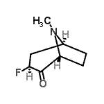 CAS 登录号：198208-50-3， (1R,3S,5S)-3-氟-8-甲基-8-氮杂双环[3.2.1]辛烷-2-酮