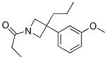 CAS 登录号:19832-48-5, 3-(3-甲氧基苯基)-1-丙酰基-3-丙基氮杂环丁烷
