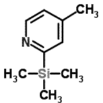 CAS 登录号：19854-23-0， 4-甲基-2-(三甲基硅烷基)吡啶
