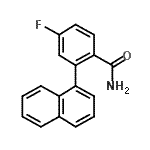 CAS 登录号：198879-92-4， 4-氟-2-(1-萘基)苯甲酰胺