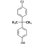 CAS 登录号：1989-04-4， 4-[2-(4-氯苯基)-2-丙基]苯酚