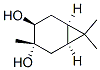 CAS 登录号：19898-61-4， (1alpha,3alpha,4beta,6alpha)-3,7,7-三甲基双环[4.1.0]庚烷-3,4-二醇