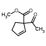CAS 登录号：199123-49-4， 甲基1-乙酰基-2-环戊烯-1-羧酸酯