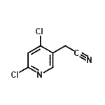 CAS 登录号：199283-52-8， (4,6-二氯-3-吡啶基)乙腈
